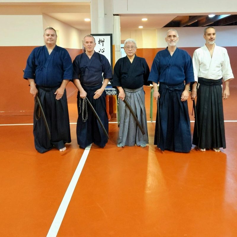 Seminario de armas con otros practicantes